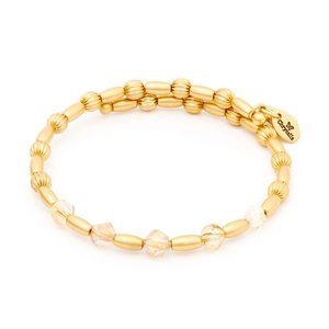 Chrysalis Gaia Winter Crystal Gold Tone Wrap